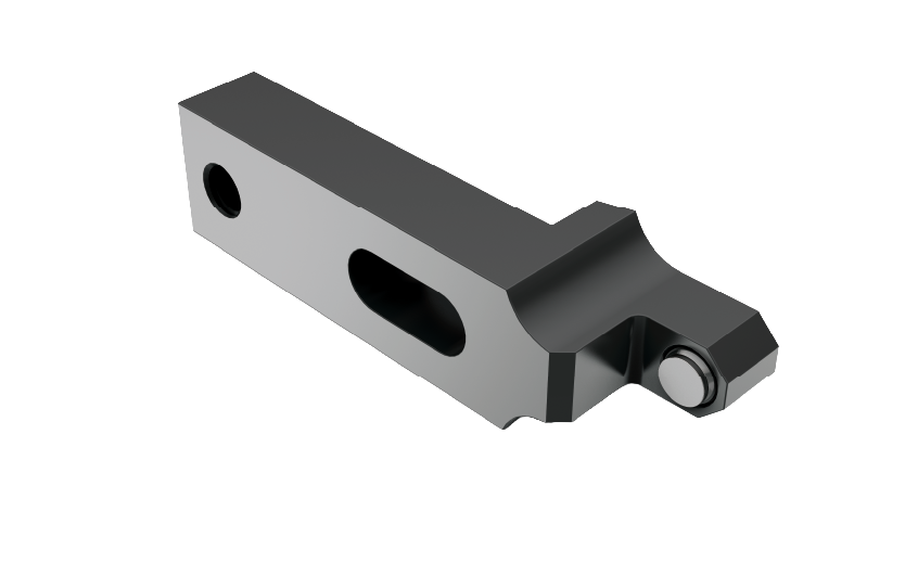 Offset Ball Element Single Clamping Bar Heel Rest